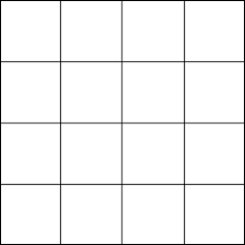 Sixteen squares puzzle